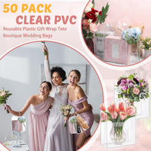 Load image into Gallery viewer, Sturdy Waterproof 13.8 x 11.8 Clear Tote Bags - Ideal for Parties &amp; Gifts
