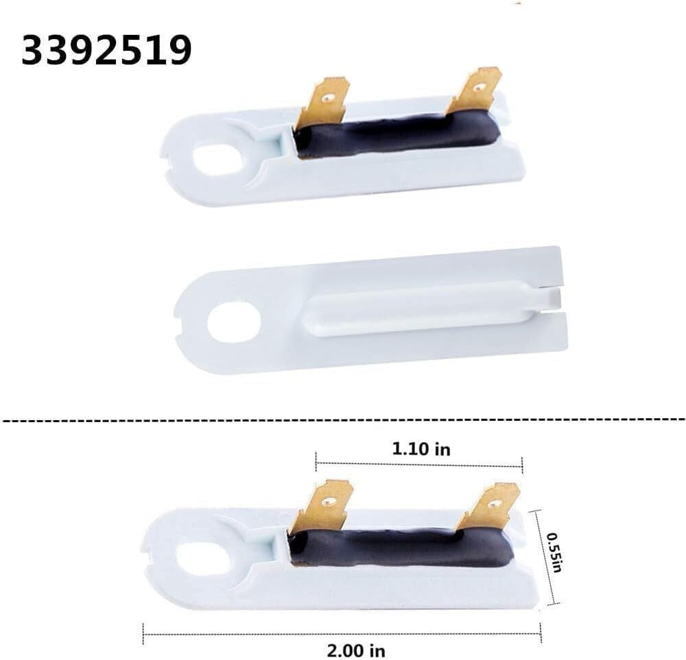 Durable 8544771 Heating Element & 279816 Thermostat Compatible with Major Brands