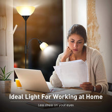 Load image into Gallery viewer, Compact Adjustable Floor Lamp with E26 Base – Stylish Solution for Any Room