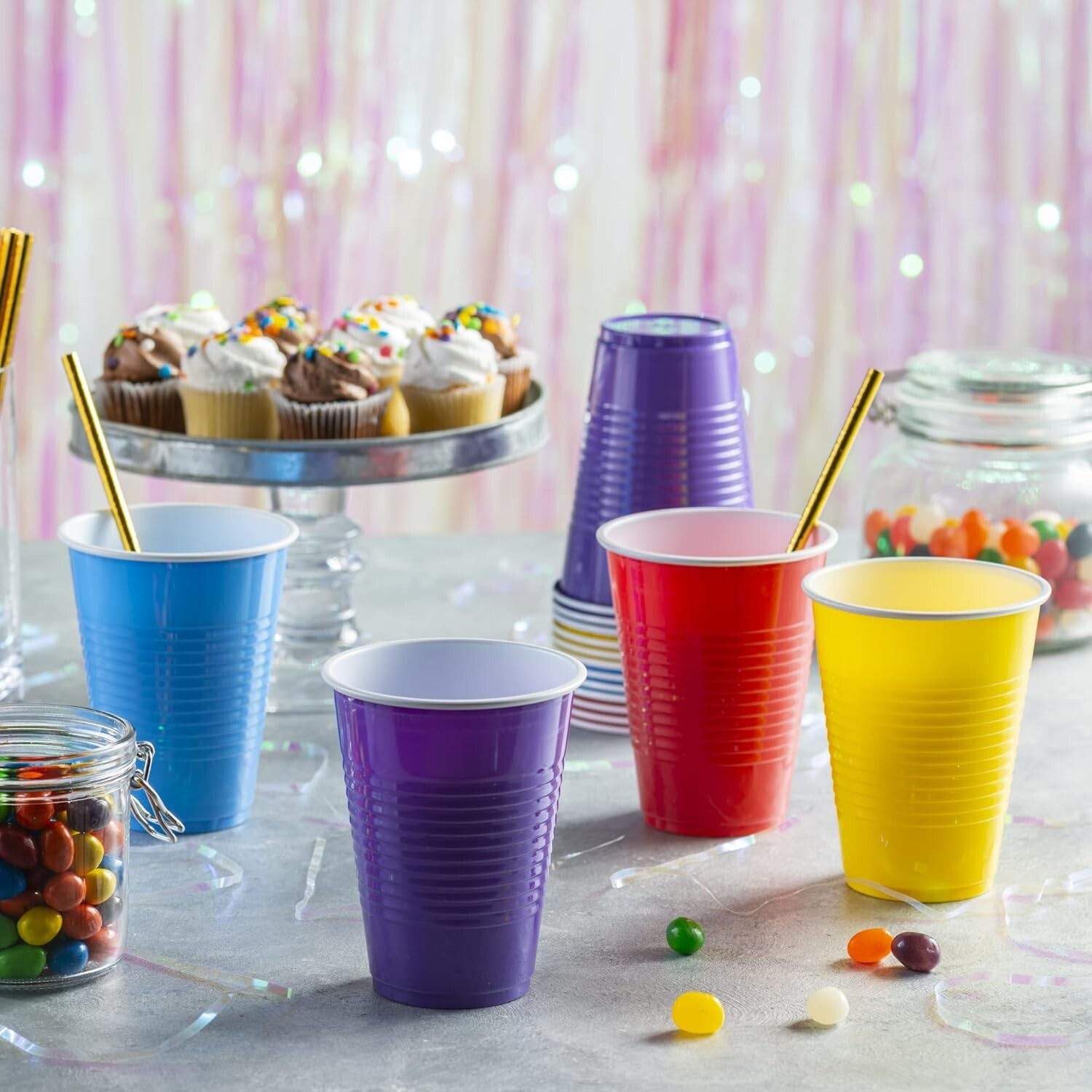 Durable Non-Slip 240 Count Plastic Drinking Cups - Perfect for Every Occasion