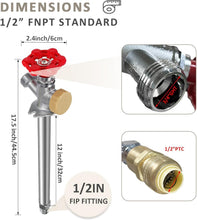 Load image into Gallery viewer, Corrosion-Resistant 12-Inch Anti-Siphon Sillcock for Efficient Outdoor Plumbing