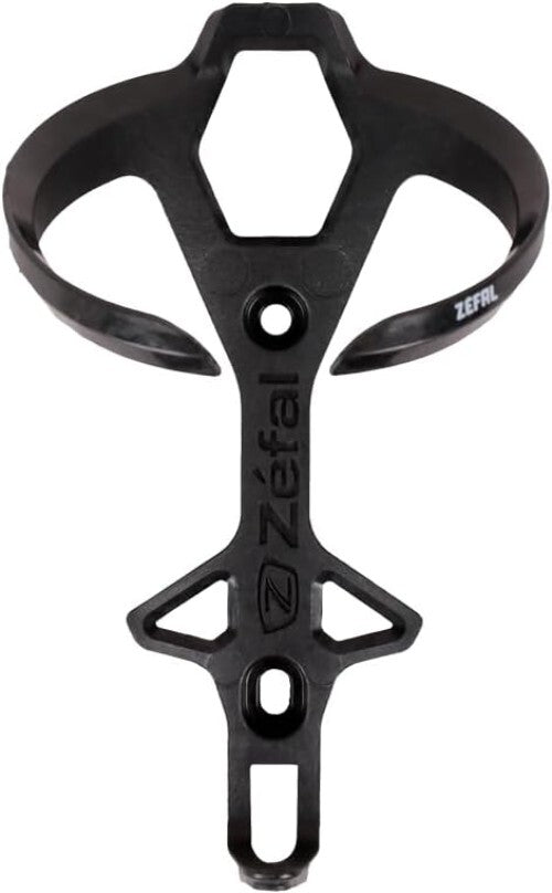 Carbon Fiber Bottle Cage in Sleek Black - Easy Insert & Removal for Cyclists