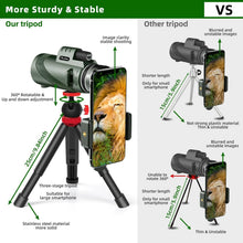 Load image into Gallery viewer, Lightweight 12X Manual Focus Monocular with Smartphone Compatibility &amp; Finder