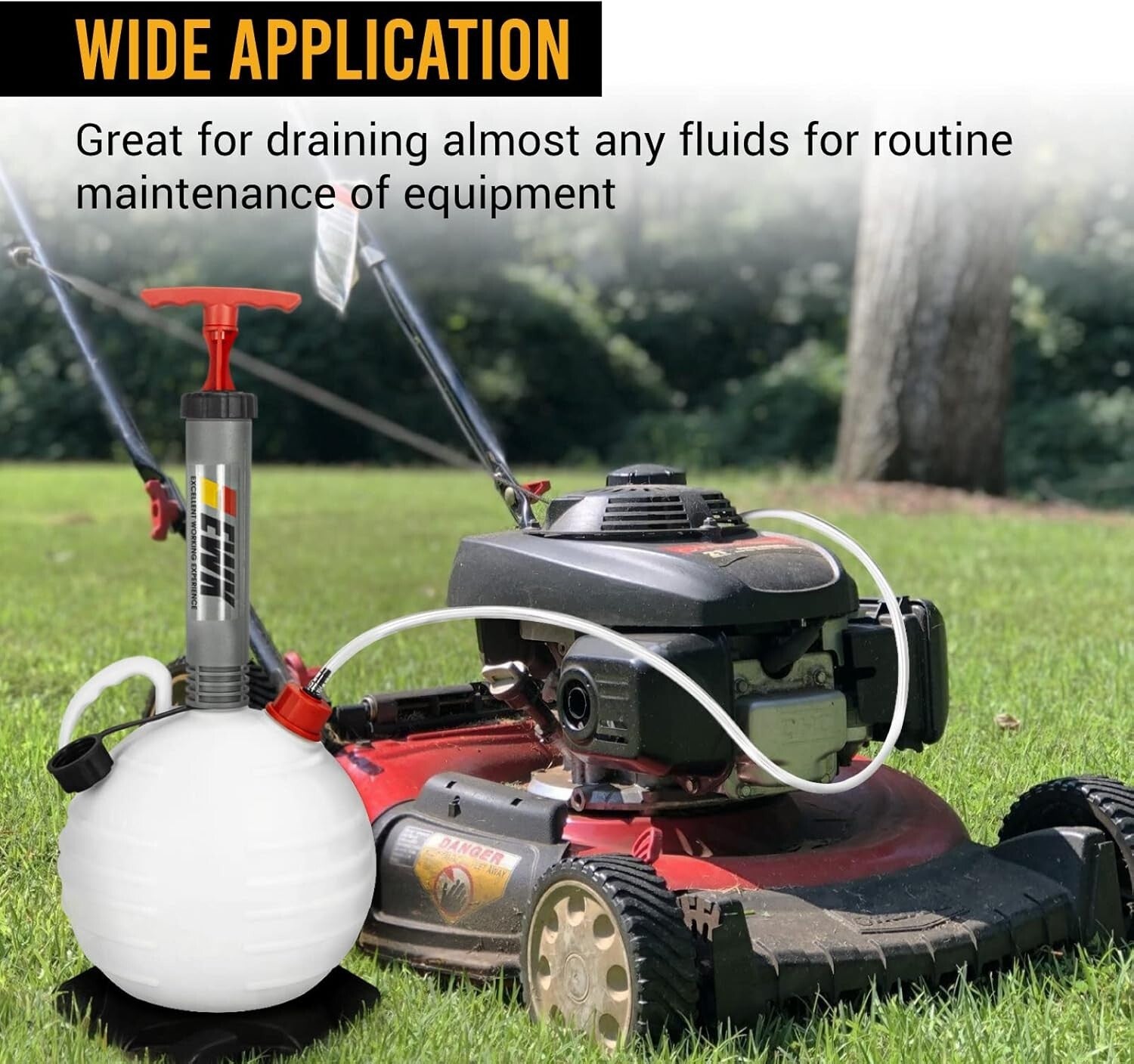 Efficient 6L Fluid Extractor Pump for Cars, Boats, and Motorcycles - Easy Use