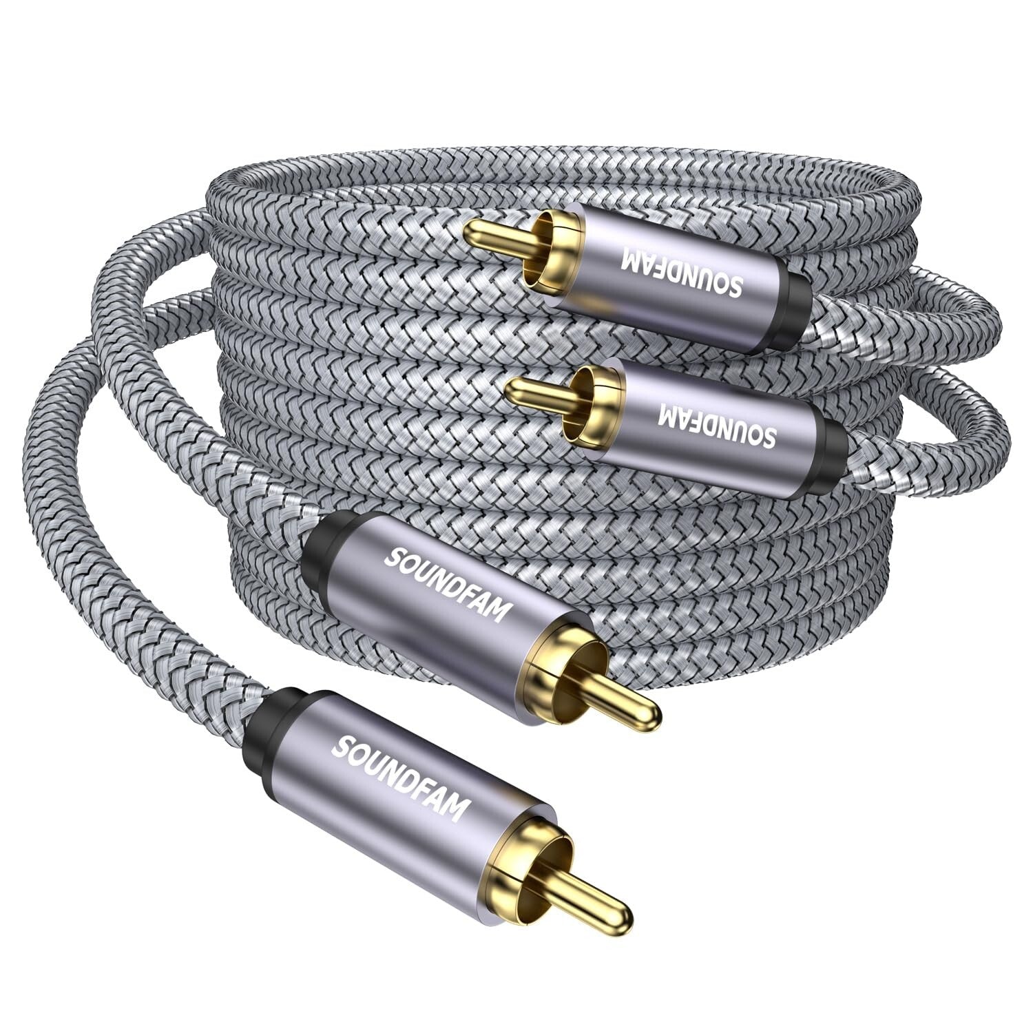 High Quality 20ft RCA to RCA Cable - Exceptional Durability with Loss-less Sound