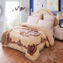 Load image into Gallery viewer, Plush Korean Mink Blanket 55"x75" - Abstract Design for Home &amp; Travel Comfort