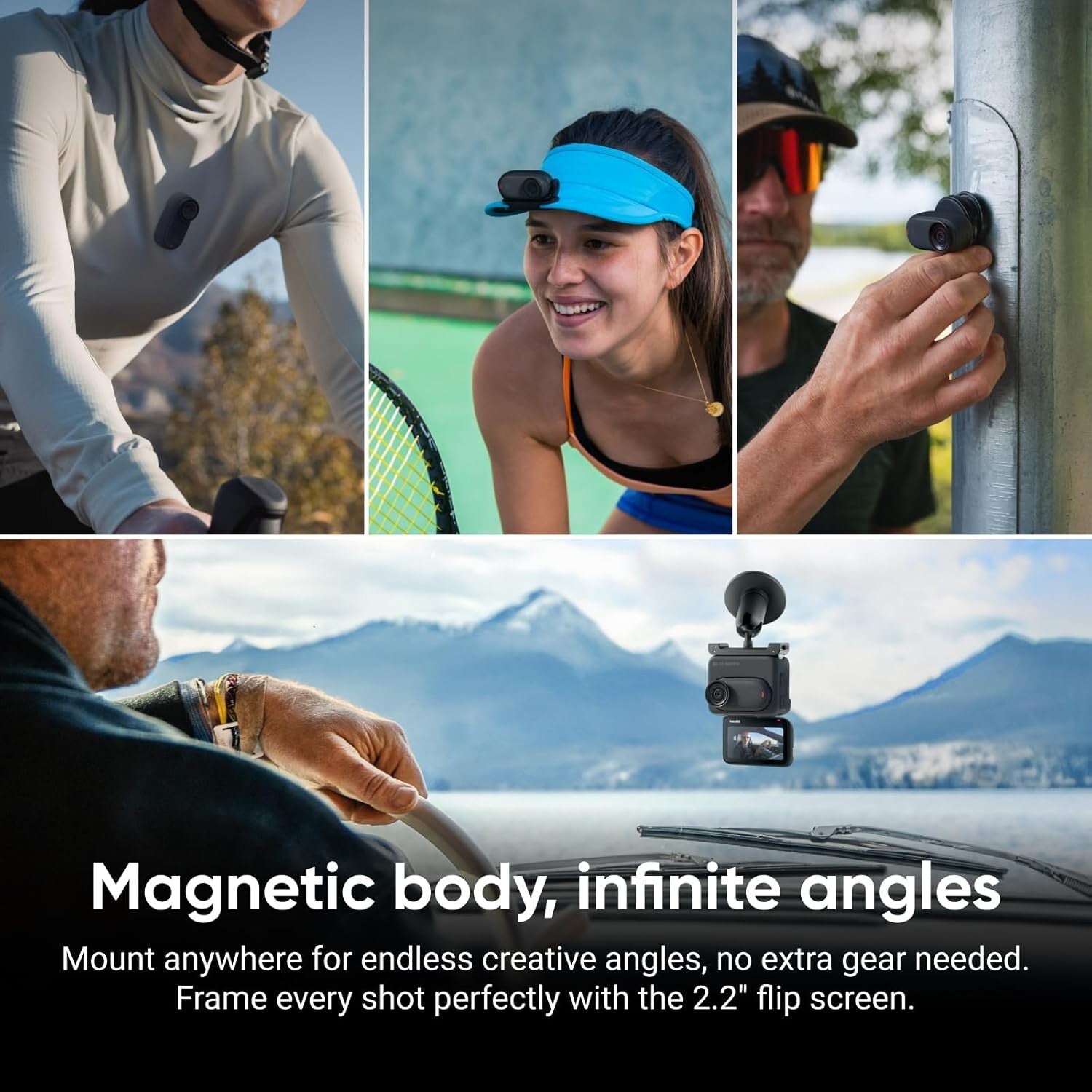 4K Tiny Camera - 128 GB Storage with Touchscreen & Gesture Control Features