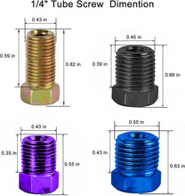 Load image into Gallery viewer, 25ft Copper-Nickel Brake Line Set – 1/4 &amp; 3/16 Tubing with 32 Fittings included