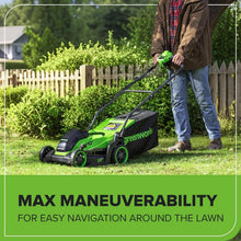 Load image into Gallery viewer, Powerful 40V 14'' Push Mower - Includes 4.0Ah Battery &amp; Charger, 3 Year Warranty