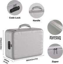 Load image into Gallery viewer, 5200°F Fireproof Document Organizer with Lock - Waterproof Travel Safe Storage