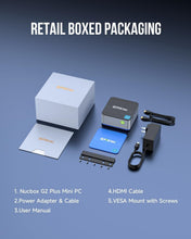 Load image into Gallery viewer, Energy Efficient Mini PC with Intel N150, 4K Visuals &amp; Fast WiFi 6 Connectivity