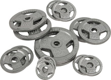 Load image into Gallery viewer, Solid Cast Iron Olympic Weight Plates for Enhanced Muscle Training and Endurance