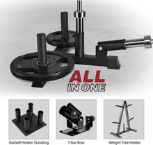Load image into Gallery viewer, Strength Training T Bar Row Platform with Double Grip Handle - Easy Install