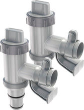 Load image into Gallery viewer, Effortless Pool Maintenance: 2-Pack Plunger Valves with Pipe Holder Hose Adapter