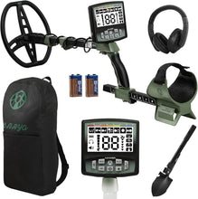 Load image into Gallery viewer, Professional Waterproof Metal Detector for Adults - 5 Modes, LCD Display, 12"...