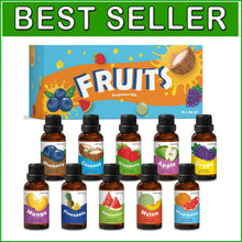 Load image into Gallery viewer, Tropical Fruit Essential Oils Set - 10 x 30ml Aromatherapy Fragrance Oils