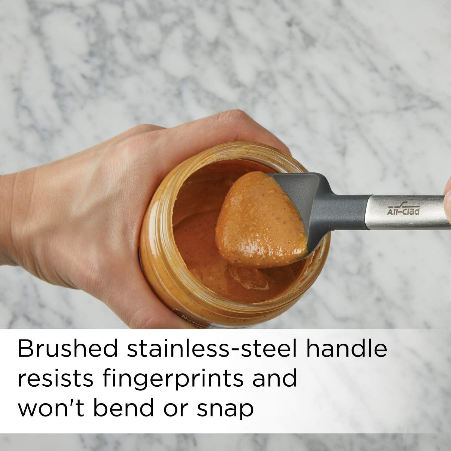 5-Piece Heat-Resistant Silicone and Steel Kitchen Gadget Set - Dishwasher Safe