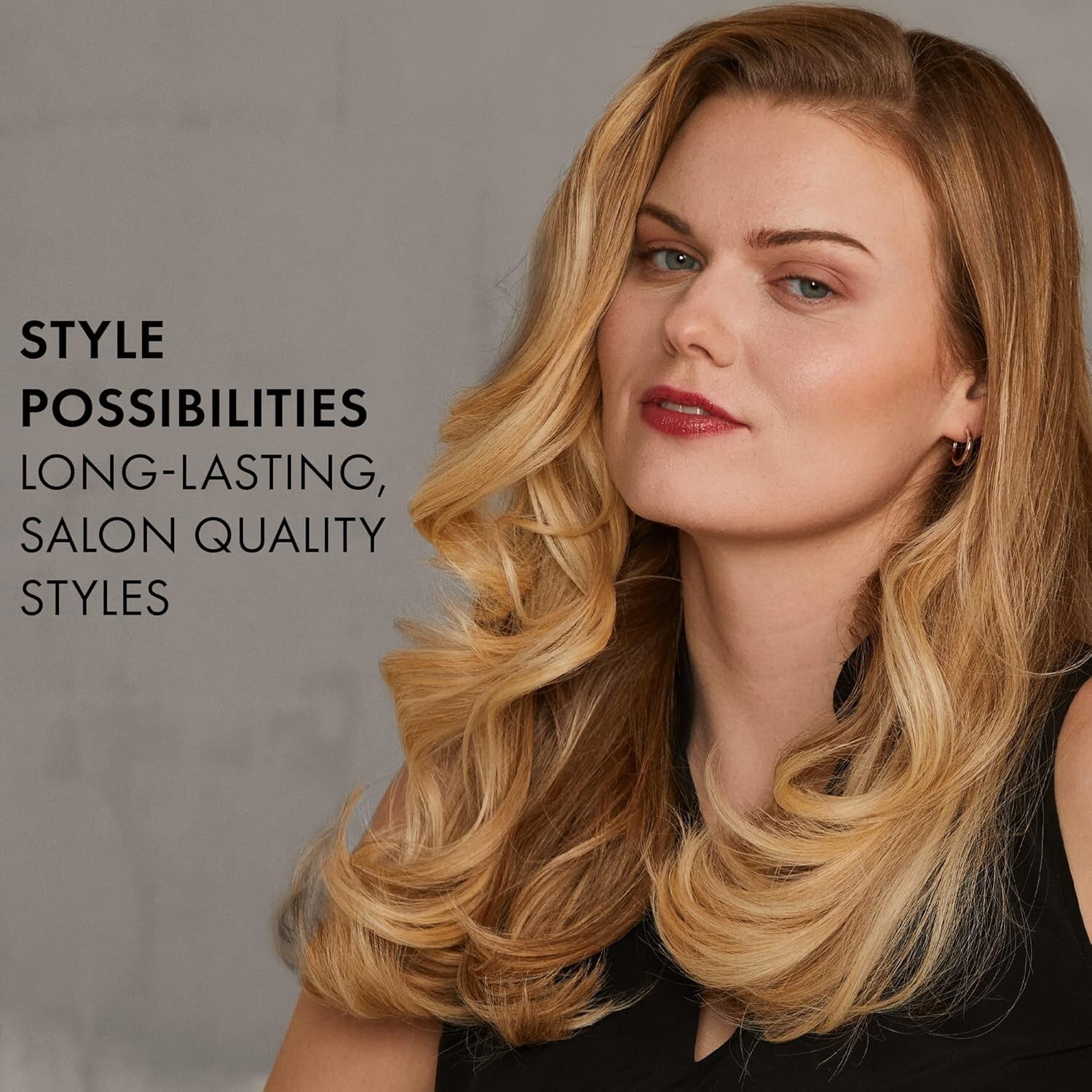 Professional Marcel Curling Iron 1-1/4” - Black Gold Technology for Sleek Styles