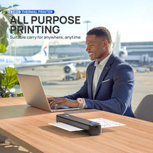 Load image into Gallery viewer, Compact Bluetooth Thermal Printer for Home, Car, or Office - Inkless &amp; Portable