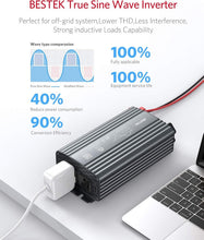 Load image into Gallery viewer, 500W DC to AC Car Inverter with Thermal Protection - Safe Charging Solution