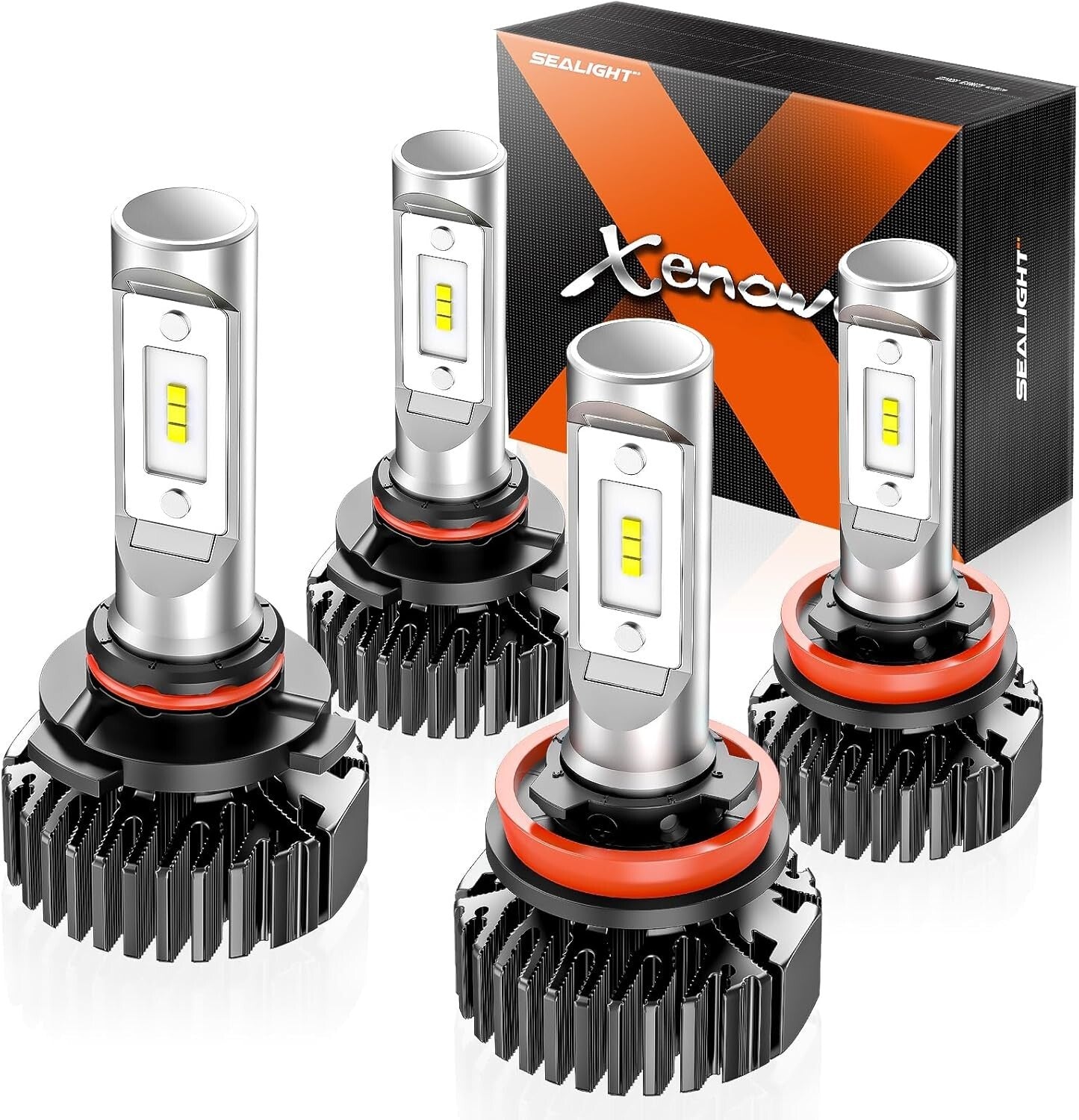 Safety-First 9005 H11 Fog Bulbs with Focus Beam Design - Enhance Night Driving