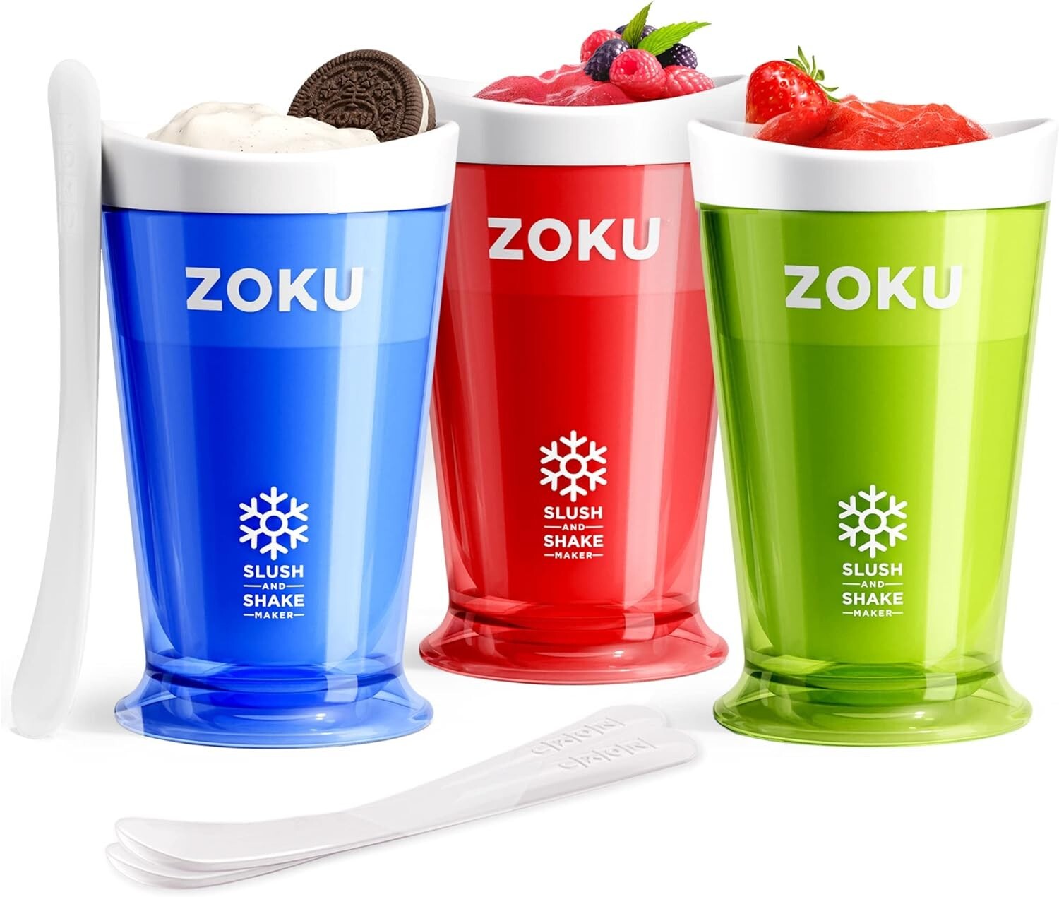 Effortless 7-Minute Slush Maker – 3-Pack Slushy Cups for Instant Treats