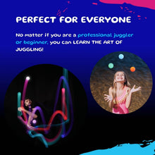 Load image into Gallery viewer, LED Juggling Glow Balls Set - Rechargeable, Professional Size, 20 Color Options