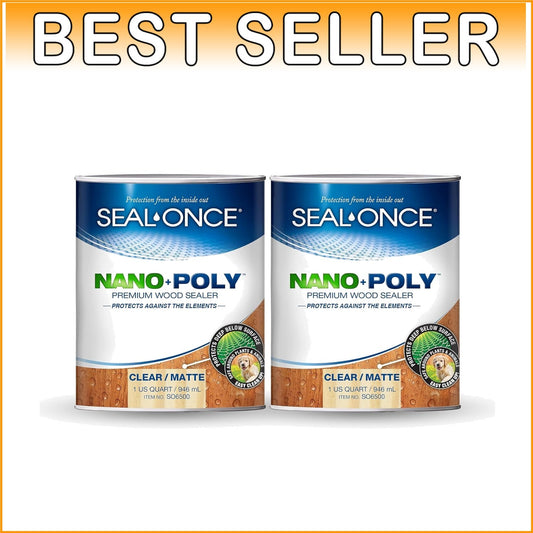 2 Gallon Water-Based Polyurethane Sealant for Durable Outdoor Wood Protection