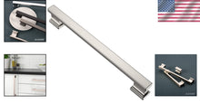 Load image into Gallery viewer, Sophisticated 7 Inch Brushed Nickel Cabinet Handles - 10 Pack for Kitchen Style