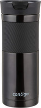 Load image into Gallery viewer, Leakproof 590ml Byron Snapseal Travel Mug with Thermal Insulation - Black