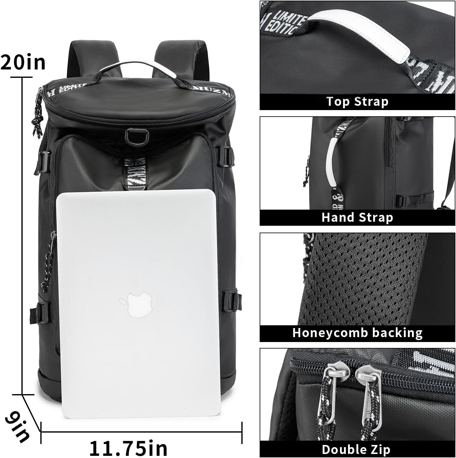 Durable Waterproof Gym Duffle & Backpack Combo - Perfect for Active Lifestyles