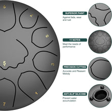 Load image into Gallery viewer, 8-Inch Waterproof Chakra Rain Drum with 11 Notes for Tranquil Outdoor Meditation