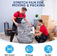 Load image into Gallery viewer, 15-Inch Stretch Wrap Film Pack of 4 - 1000ft Each for Secure Shipping &amp; Storage