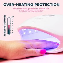 Load image into Gallery viewer, Lightweight 48W LED UV Nail Light with 4 Timers - Effortless Home Nail Care