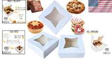 Load image into Gallery viewer, BPA-Free 6 Inch Bakery Boxes with Clear Window - Perfect for Parties, 100 Pcs