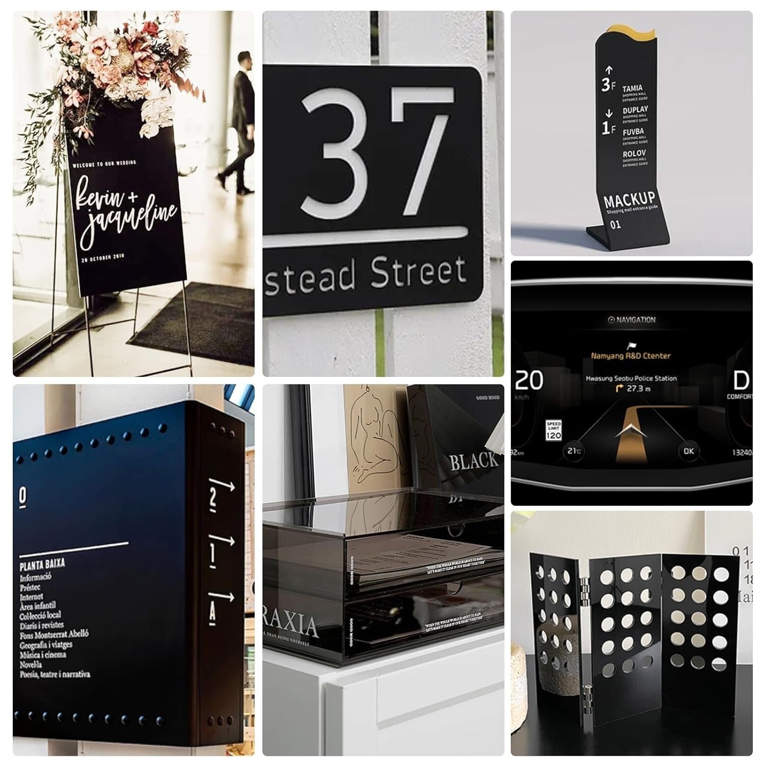 High-Quality 12x24 Plexiglass Black Acrylic Sheets - Perfect for Custom Projects