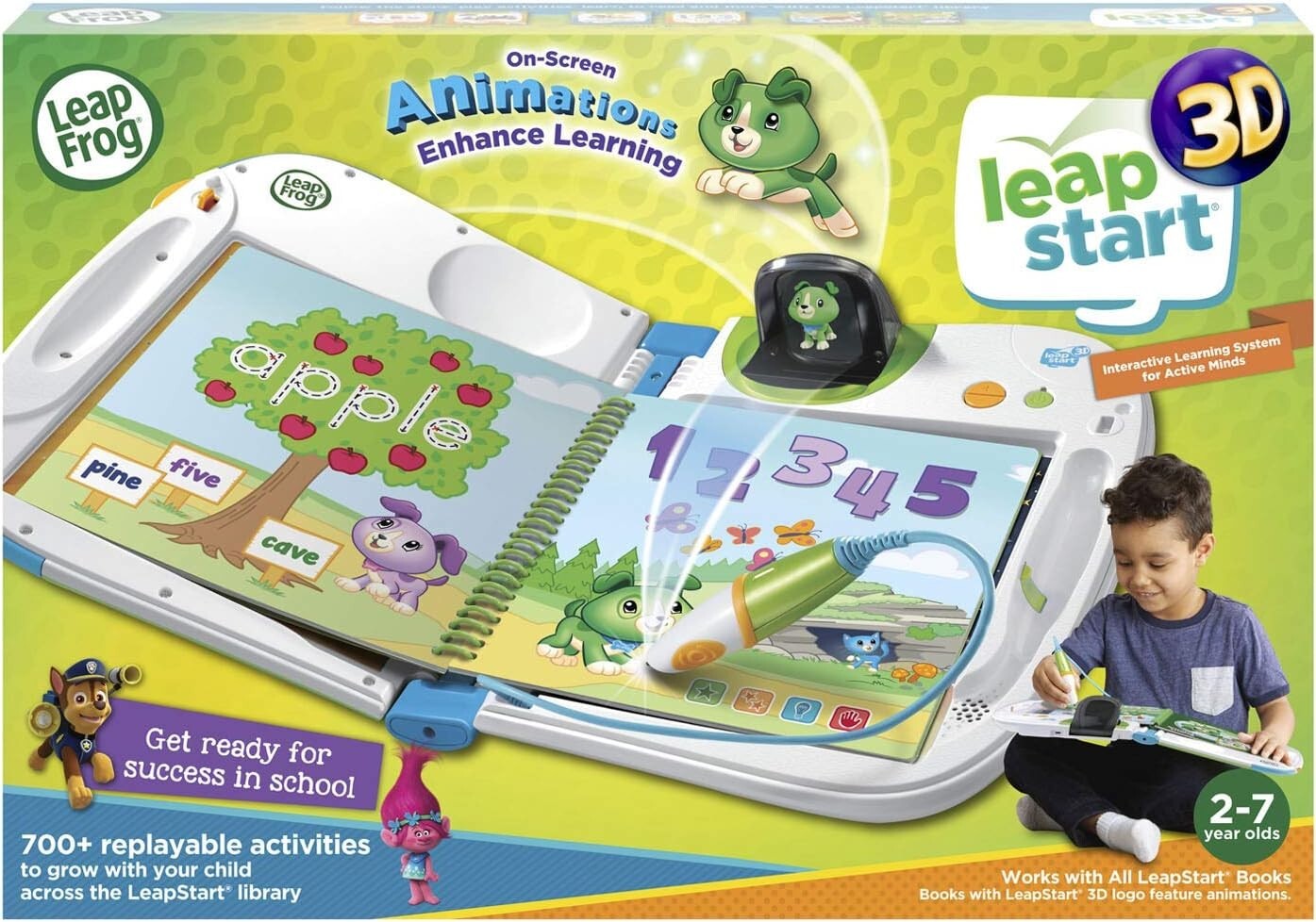 Engaging LeapStart 3D Learning System for Ages 2-7 - 700+ Activities in Green