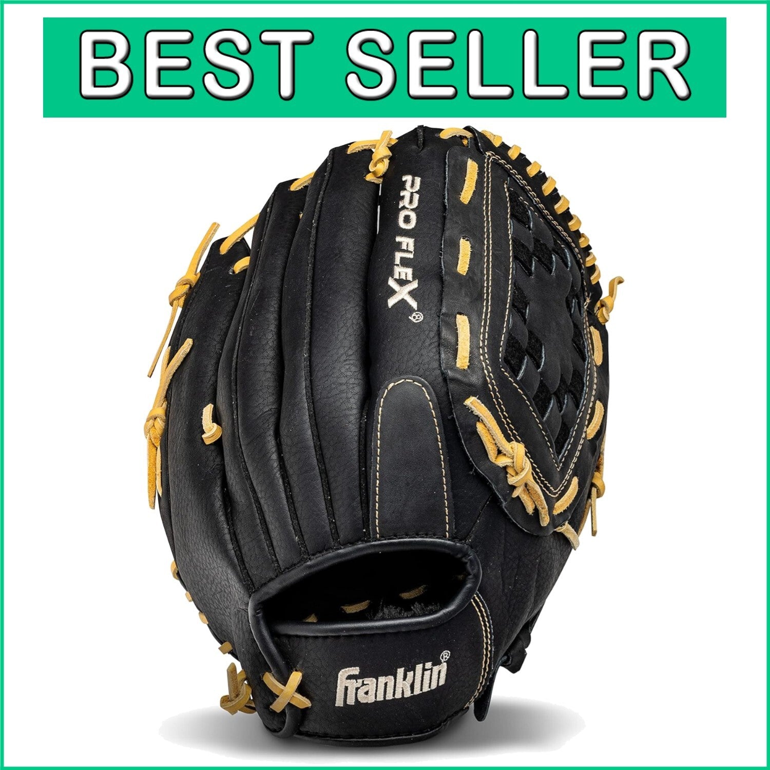 Durable 13-inch ProFlex Baseball/Softball Glove - Fast Play No Break-In Required