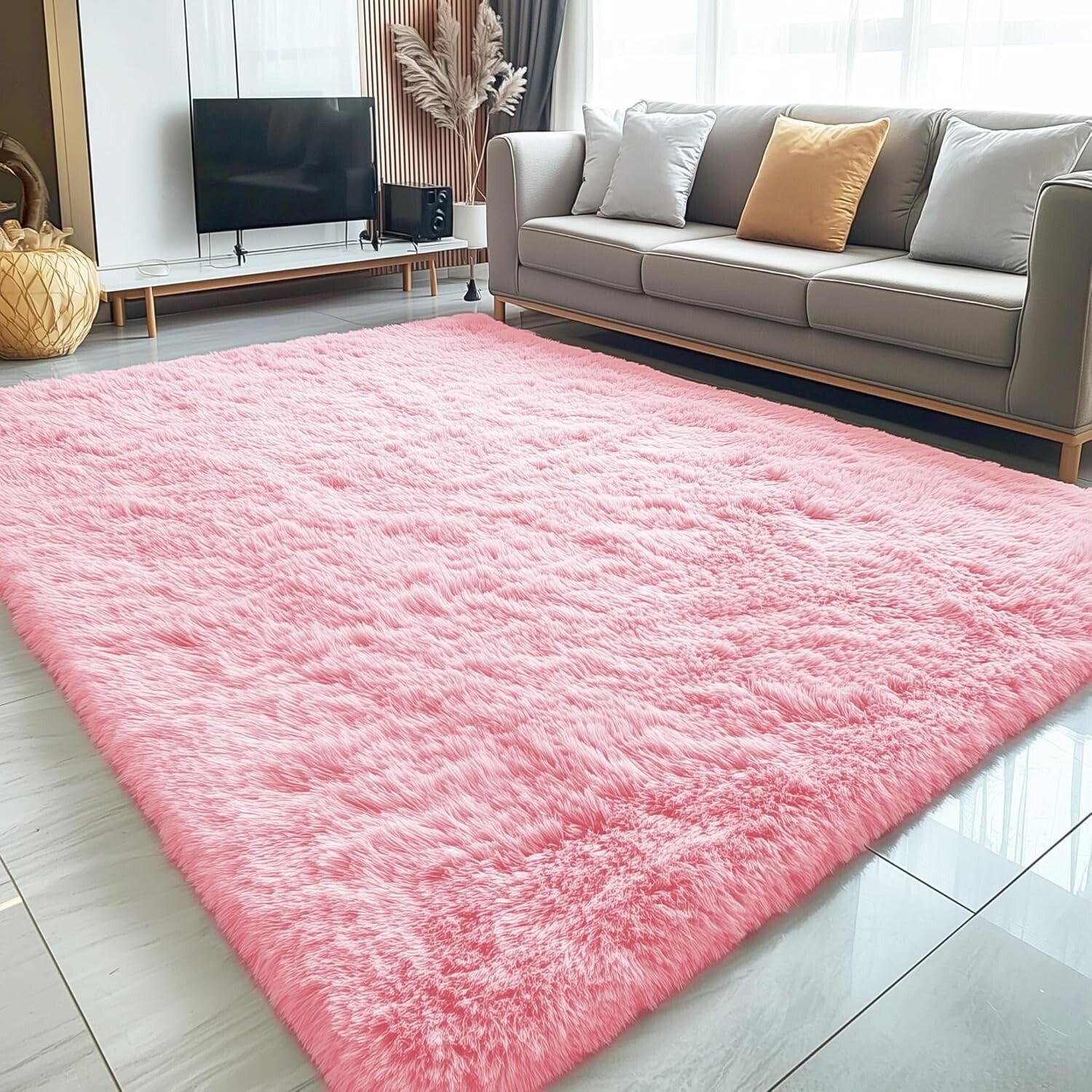 Elegant & Cozy 5x8 Machine Washable Area Rug - Perfect for Kids’ Rooms