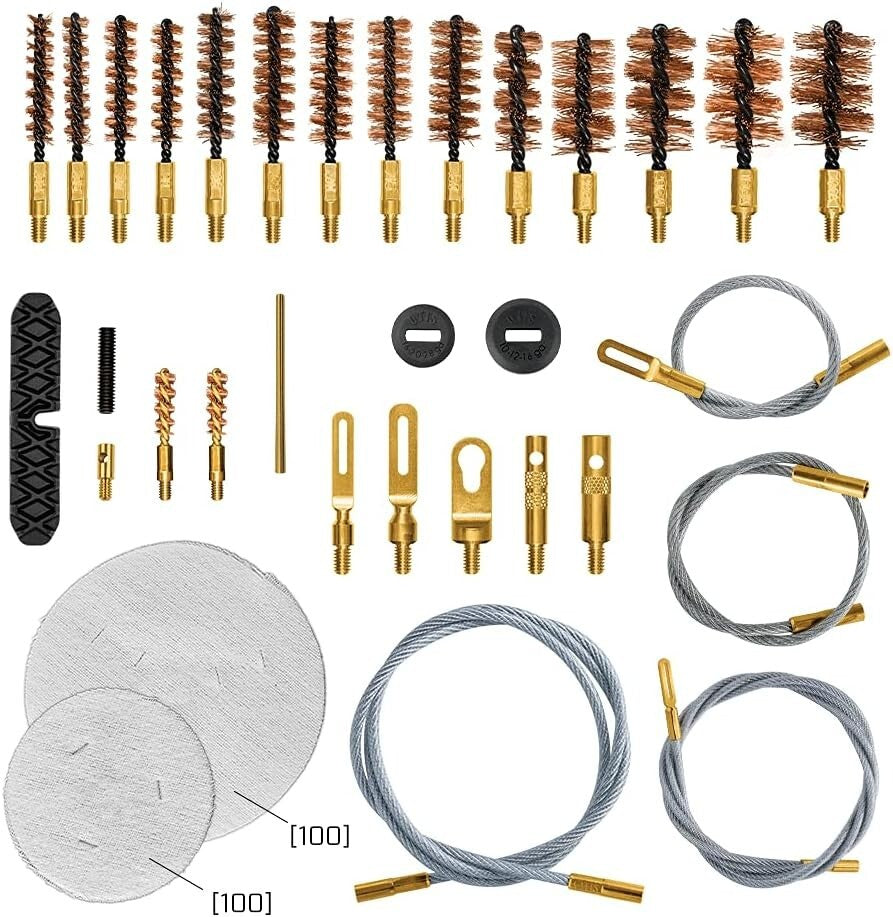 Multi-Caliber Cleaning Kit with Portable Range Box & Shooter's Choice Chemicals