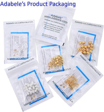 Load image into Gallery viewer, 50 Pcs 18k Gold Plated Sterling Silver Ear Wire Hooks for Elegant Jewelry Making