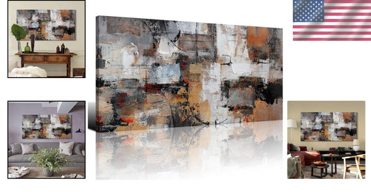 Durable Abstract Canvas Wall Art - Stunning Modern Design for Living Spaces