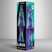 Load image into Gallery viewer, The Original 14.5" Retro Lava Lamp - Purple Wax and Teal Liquid for Home Decor