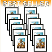 Load image into Gallery viewer, Versatile 11x14 Picture Frames - 12-Pack with Glass &amp; Wall Mounting Hardware