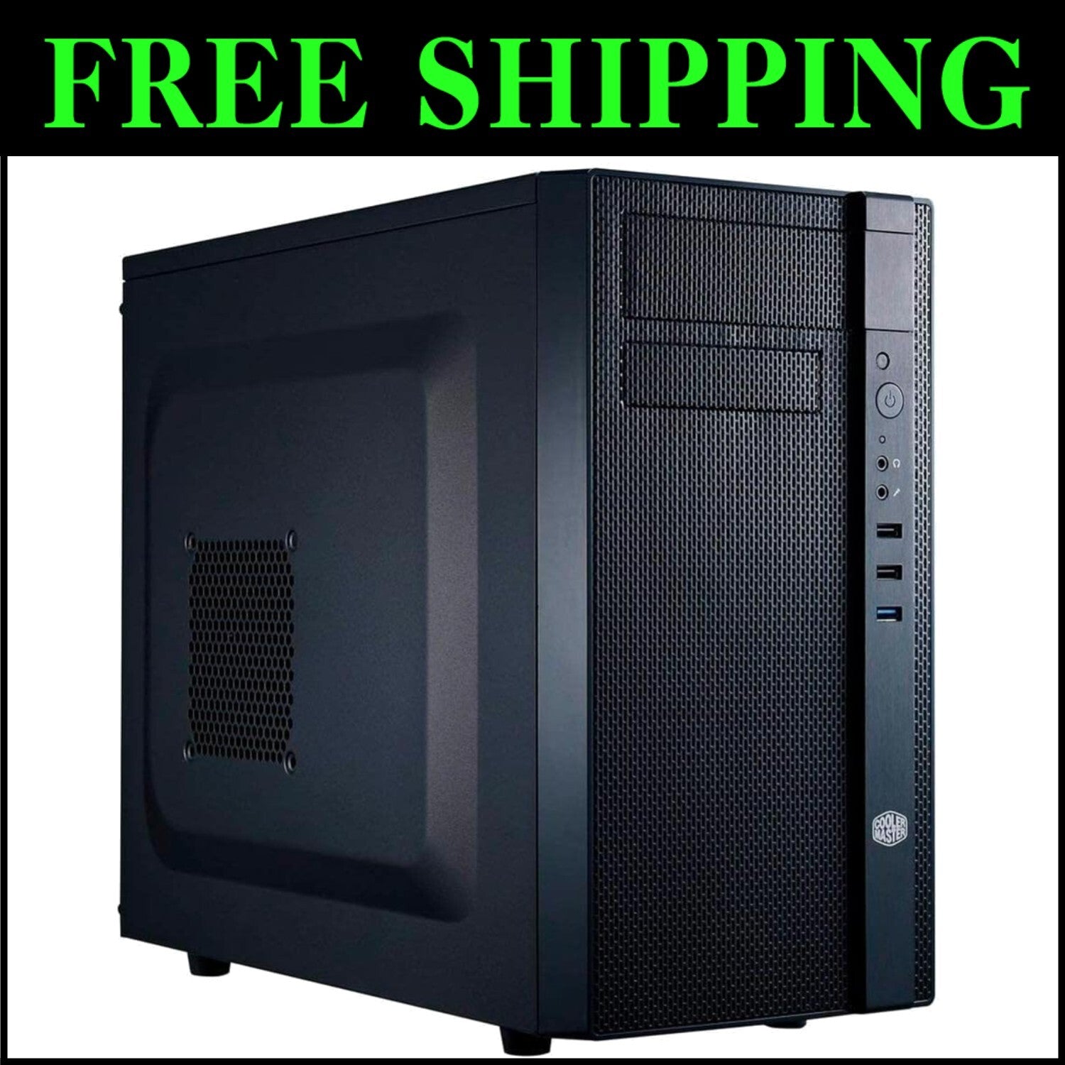 Cooler Master N200 Mini Tower Case with Full Mesh Panel - Perfect for Gamers