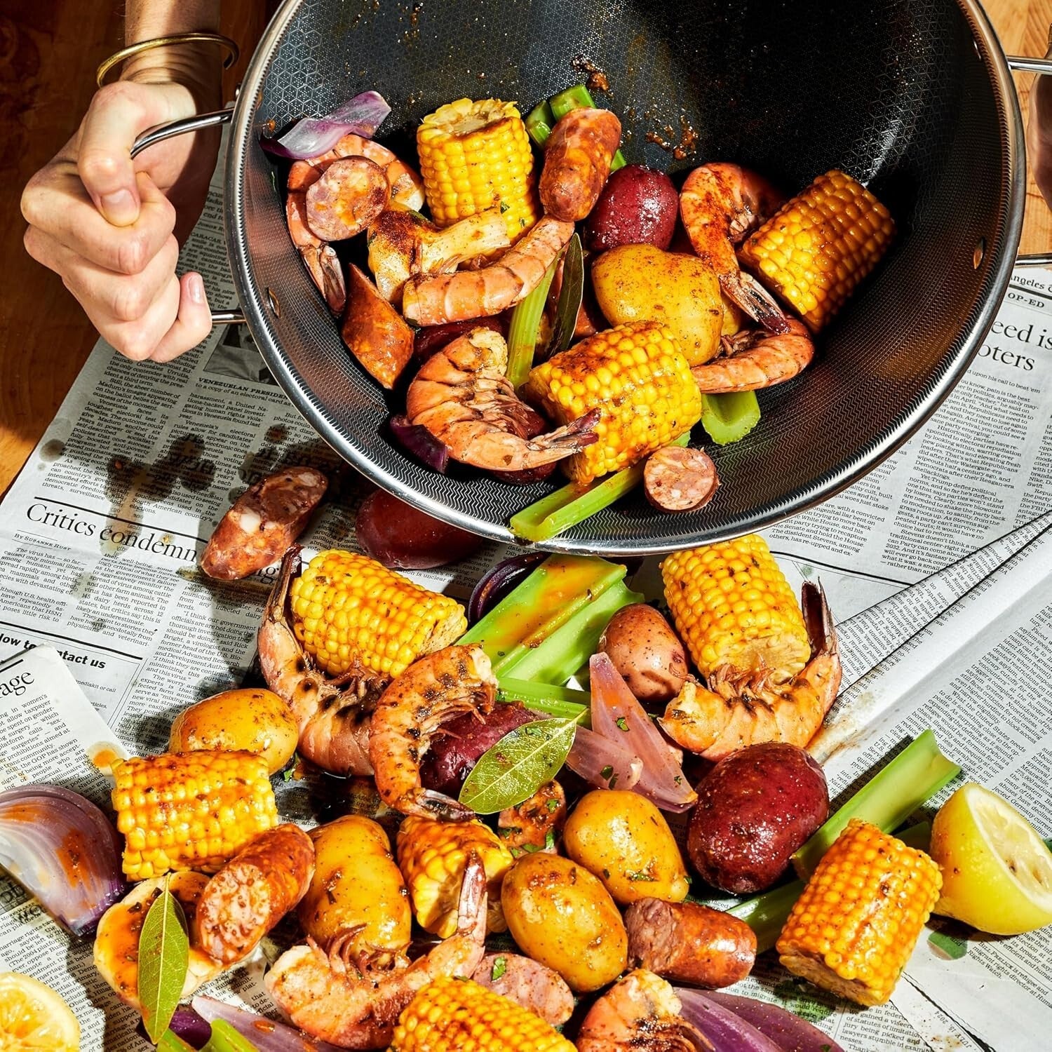 Versatile 12-Quart Nonstick Stockpot for All Cooktops - Oven Safe Up to 900°F