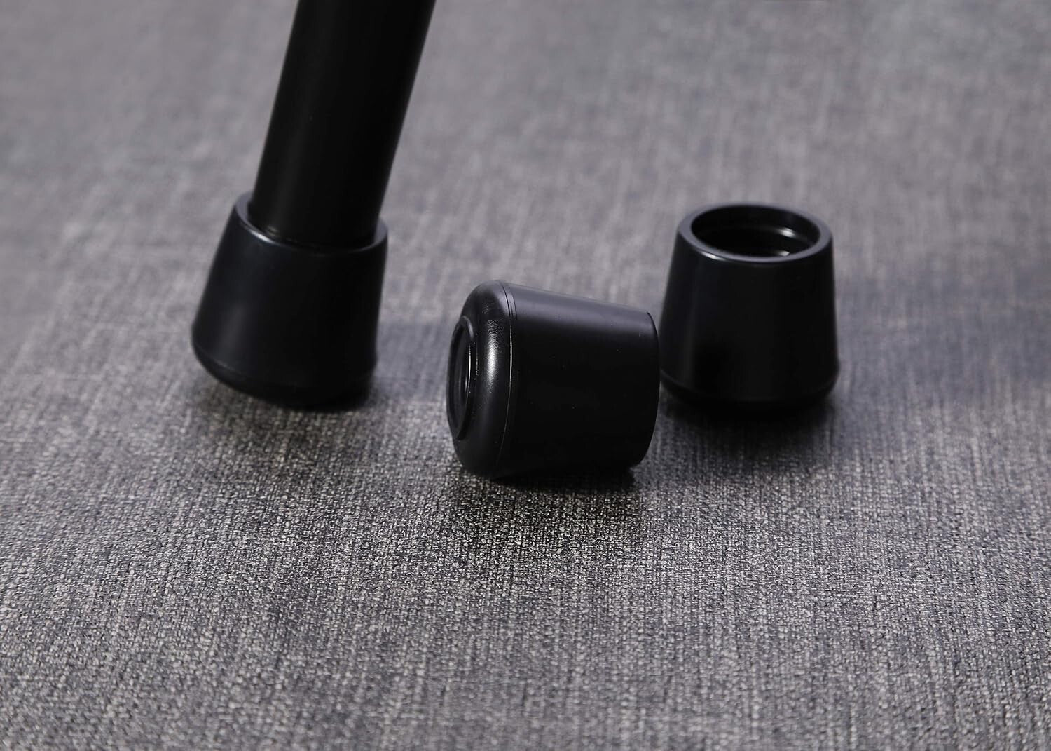 Non-Slip Rubber Chair Leg Protectors, 64-Pack, 1" Diameter for Noise Reduction