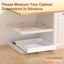Load image into Gallery viewer, Expandable 2PCS Heavy-Duty Pull Out Drawer Organizers for Versatile Kitchens