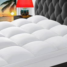 Load image into Gallery viewer, Breathable Full Mattress Cover with 5D Snow Down Fill - Pain Relief &amp; Comfort