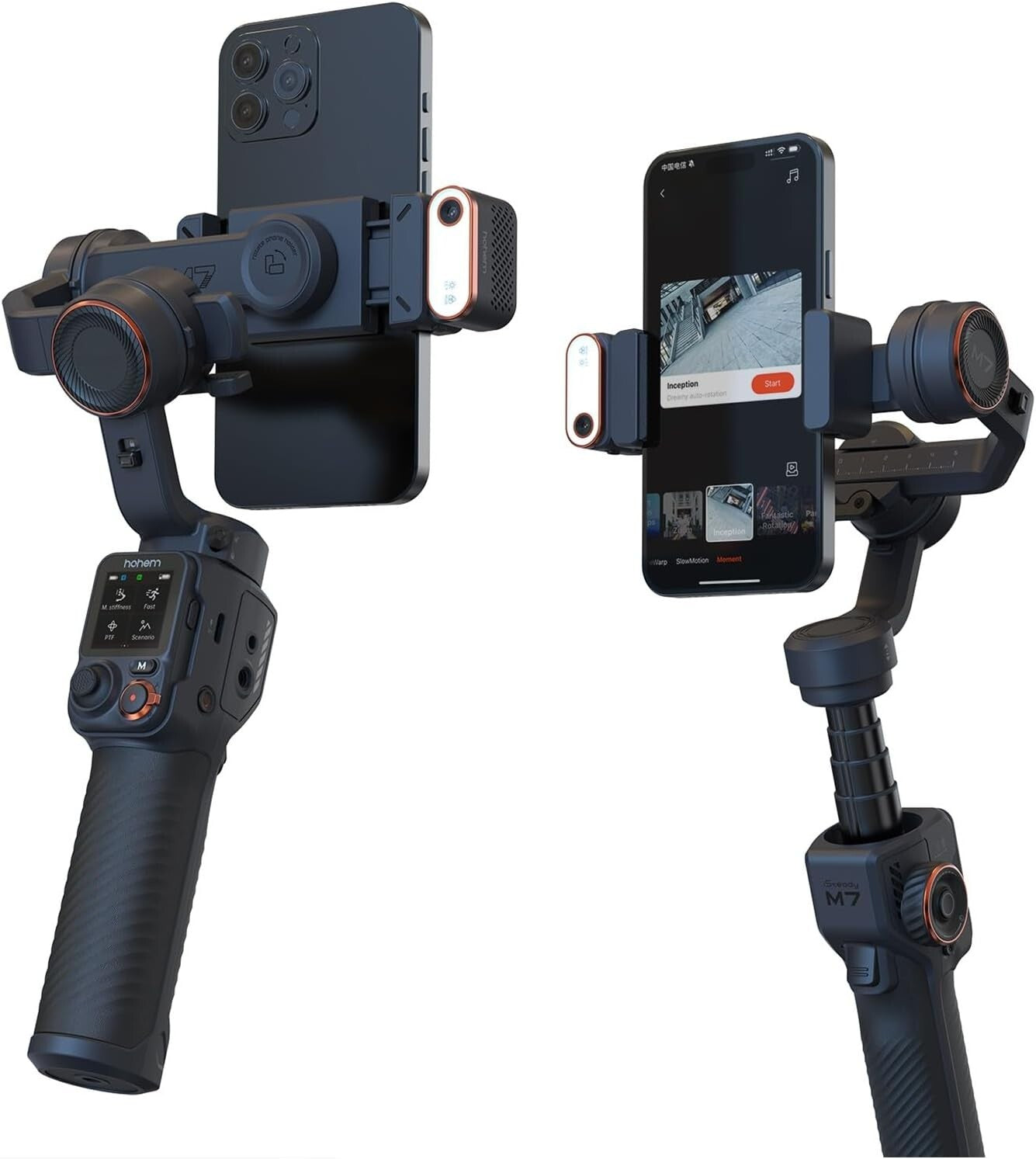 iSteady M7 Smartphone Gimbal Stabilizer with Touchscreen Remote & Fill Light